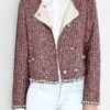 D&g Chain Trim Bright Bouclé Jacket in Purple (multicoloured) - Lyst