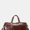 Fossil Transit Leather Duffel Bag in Brown for Men (dark brown) - Lyst