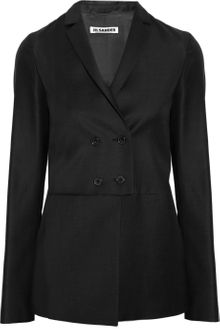 Jil Sander Double-breasted Wool Blazer - Lyst