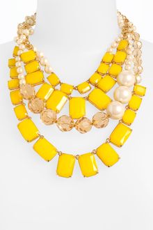 Kate Spade Treasure Chest Statement Necklace - Lyst