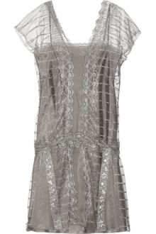 Philosophy di Alberta Ferretti Embroidered Tulle Dress - Lyst