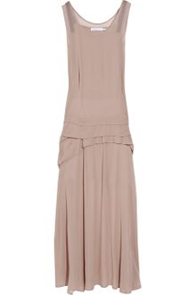 See By Chloé Pleat-detailed Chiffon Maxi Dress - Lyst