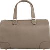 Valextra Medium Boston Bag in Brown (silver) - Lyst