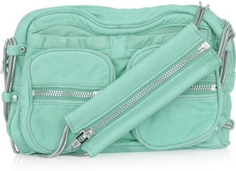  Brenda Chain-trimmed Leather Shoulder Bag 