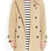 Burberry Cottongabardine Trench Coat in Beige (honey) - Lyst