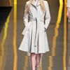 Elie Saab Fall 2012 Wool Trench Coat in Beige (natural) - Lyst