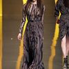 Elie Saab Fall 2012 Sheer Inset Bronze Tree Branch Print Gown in Brown (black, brown) - Lyst