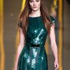 Elie Saab Fall 2012 Sequin Embellished CapSleeve Evening Gown in Blue - Lyst