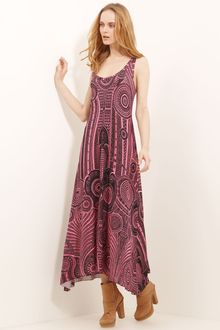 Jean Paul Gaultier Printed Jersey Maxi Dress - Lyst
