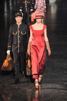 Louis Vuitton Fall 2012 Metallic Shimmer Tailored Pants - Lyst
