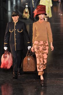 Louis Vuitton Fall 2012 Floral Button Detail Pants - Lyst