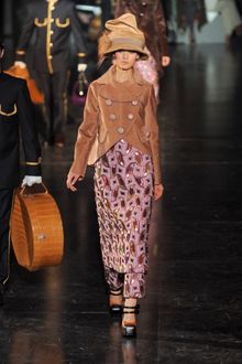 Louis Vuitton Fall 2012 Kaleidoscope Appliqué Slim Pants  - Lyst