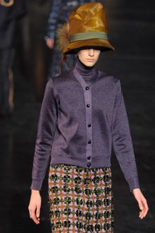 Louis Vuitton Fall 2012 Purple Embellished Cardigan - Lyst