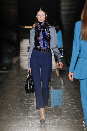 Miu Miu Fall 2012 Black Leather Top Handle Bag - Lyst