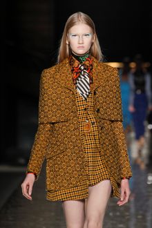 Miu Miu Fall 2012 Green and Black Printed Ascot - Lyst