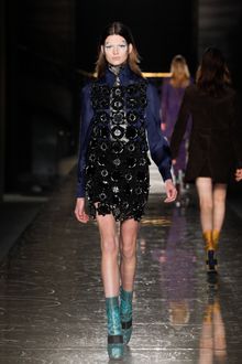 Miu Miu Fall 2012 Platform Heeled Leather Ankle Boots in Blue Leopard - Lyst