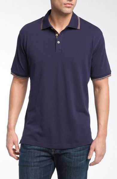 Robert Graham Casablanca Regular Fit Polo in Blue for Men (navy) - Lyst