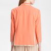 Robert Rodriguez Satin Trim Silk Jacket in Orange (coral) - Lyst