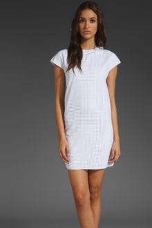 See By Chloé Eyelet Shift with Ruffles - Lyst