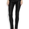 The Row Moto Stretchleather Leggings in Black - Lyst