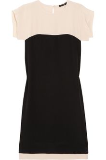 Tibi Color-blocked Silk Dress - Lyst