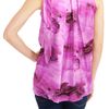Vera Wang Asymmetrical Shoulder Drape Top in Purple (magenta) - Lyst