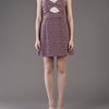 Charlotte Ronson Lace and Floral Dress in Purple (floral) - Lyst