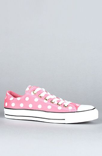 Converse The Bleach Polka Dot Chuck Taylor All Star Sneaker in Pink - Lyst