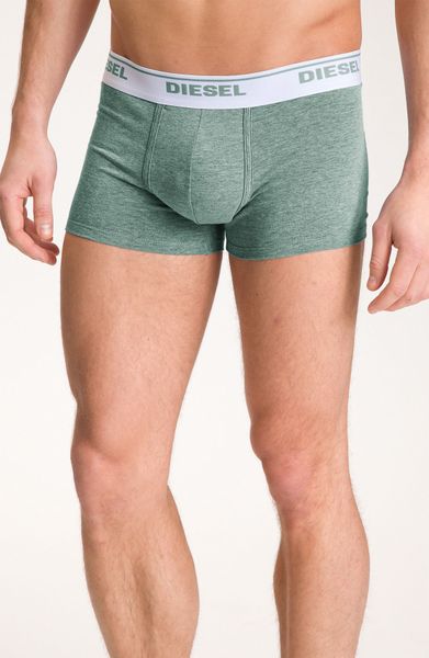 Diesel Heathered Trunks in Green for Men (dusty mint) - Lyst