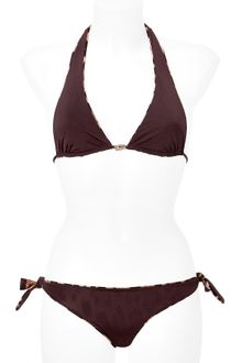 Roberto Cavalli Leo Print Triangle Bikini - Lyst