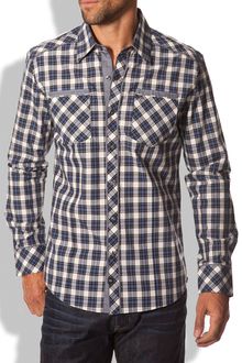 7 Diamonds Airwave Plaid Woven Shirt - Lyst