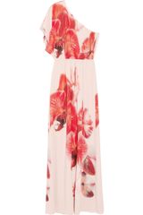 Alice + Olivia Robin Floral-printed Silk Crepe De Chine Maxi Dress