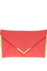 Asos Metal Bar Detail Envelope Clutch