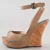 Belle By Sigerson Morrison Balena Wedge Sandals in Brown (fango) - Lyst