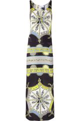 Emilio Pucci Printed Silk Maxi Dress