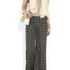 Haute Hippie Polkadot Print Silk Pants in Black - Lyst