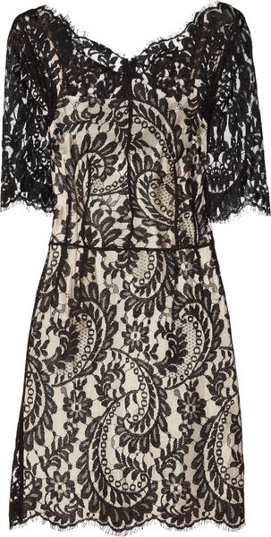 Lover Christina Lace Mini Dress - Lyst