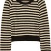 Mara Hoffman Striped Woolblend Sweater in Beige - Lyst