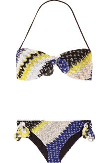 Missoni Praga Crochet-knit Bandeau Bikini - Lyst