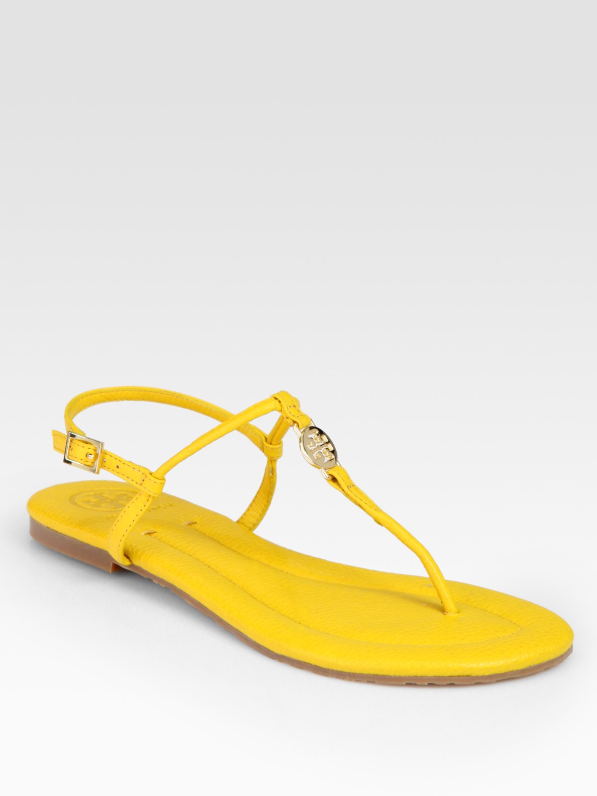 tory burch emmy sandals gold