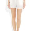Chloé Silk Crepe De Chine Shorts in White - Lyst