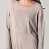 Dkny Silk Fine Knit Sweater in Gray (cement) - Lyst