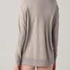 Dkny Silk Fine Knit Sweater in Gray (cement) - Lyst