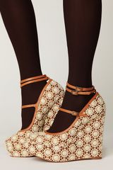 Free People Cambridge Crochet Platform