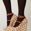 Free People Cambridge Crochet Platform in Beige (ivory) - Lyst