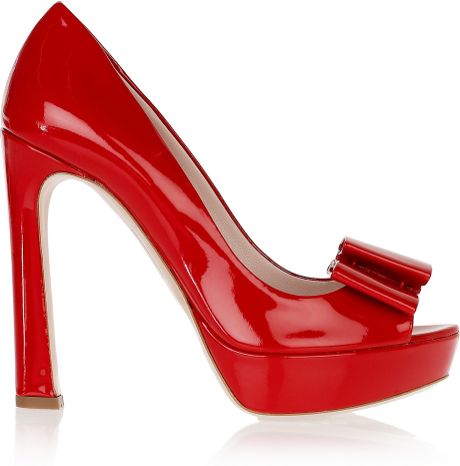 miu miu bow heels