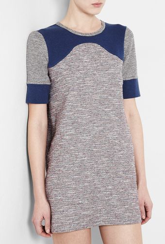 Mw Matthew Williamson Textile Weave Tunic Dress - Lyst