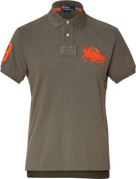 ralph lauren olive polo