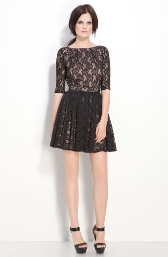 Rachel Zoe Amanda Belted Lace Dress - Lyst