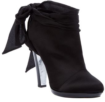Azzaro Bow Detail Bootie - Lyst